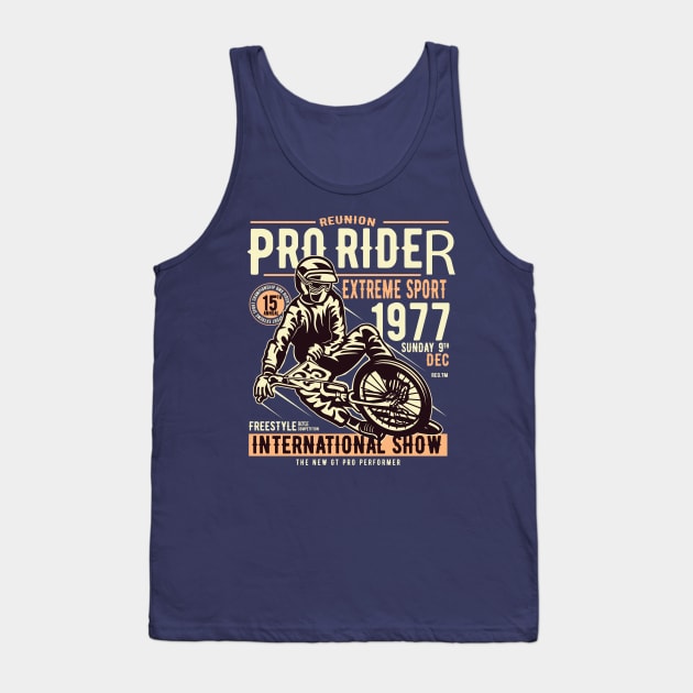 Bicycle Pro Rider Tank Top by lionkingdesign